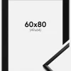 Ramme New Lifestyle Mat Sort 60x80 cm - Passepartout Sort 50x65 cm