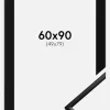 Ramme New Lifestyle Mat Sort 60x90 cm - Passepartout Sort 50x80 cm