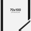 Ramme New Lifestyle Mat Sort 70x100 cm - Passepartout Sort 24x36 inches
