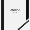 Ramme New Lifestyle Mat Sort 60x90 cm - Passepartout Sort 50x75 cm