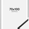 Ramme New Lifestyle Mat Sort 70x100 cm - Passepartout Hvid 61x91,5 cm
