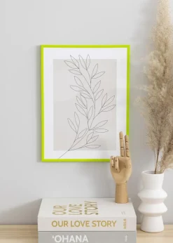 Ramme New Lifestyle May Green 50x70 cm - Passepartout Sort 33x56 cm