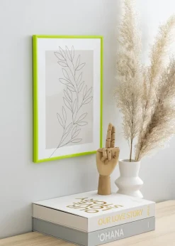 Ramme New Lifestyle May Green 50x70 cm - Passepartout Hvid 33x56 cm