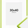 Ramme New Lifestyle May Green 30x40 cm - Passepartout Hvid 20x28 cm