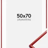 Ramme New Lifestyle Medium Red 50x70 cm - Passepartout Hvid 16x24 inches