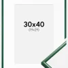 Ramme New Lifestyle Moss Green 30x40 cm - Passepartout Hvid 20x30 cm