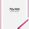 Ramme New Lifestyle Mørk Rosa 70x100 cm - Passepartout Hvid 24x36 inches