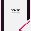 Ramme New Lifestyle Mørk Rosa 50x70 cm - Passepartout Sort 16x24 inches