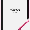 Ramme New Lifestyle Mørk Rosa 70x100 cm - Passepartout Sort 62x85 cm