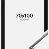 Ramme New Lifestyle Mørkegrå 70x100 cm - Passepartout Sort 61x91,5 cm