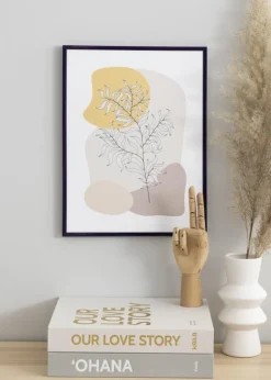 Ramme New Lifestyle Mørkelilla 70x100 cm - Passepartout Hvid 24x36 inches