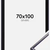 Ramme New Lifestyle Mørkelilla 70x100 cm - Passepartout Sort 62x85 cm