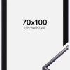 Ramme New Lifestyle Mørkelilla 70x100 cm - Passepartout Sort 24x36 inches