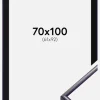 Ramme New Lifestyle Mørkelilla 70x100 cm - Passepartout Sort 62x93 cm