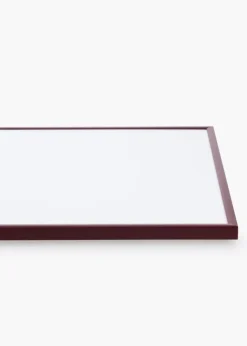 Ramme New Lifestyle Mørkerød 70x100 cm - Passepartout Sort 62x85 cm
