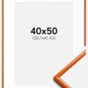 Ramme New Lifestyle Orange 40x50 cm - Passepartout Hvid 29,7x42 cm
