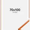 Ramme New Lifestyle Orange 70x100 cm - Passepartout Hvid 62x85 cm