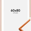 Ramme New Lifestyle Orange 60x80 cm - Passepartout Hvid 50x69 cm