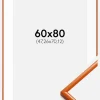 Ramme New Lifestyle Orange 60x80 cm - Passepartout Hvid 19x28 inches