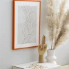 Ramme New Lifestyle Orange 30x40 cm - Passepartout Hvid 18x27 cm