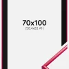 Ramme New Lifestyle Rose 70x100 cm - Passepartout Sort 59,4x84 cm (A1)