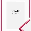 Ramme New Lifestyle Rose 30x40 cm - Passepartout Hvid 8x12 inches