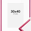 Ramme New Lifestyle Rose 30x40 cm - Passepartout Hvid 18x27 cm