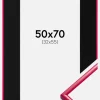 Ramme New Lifestyle Rose 50x70 cm - Passepartout Sort 33x56 cm