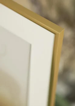 Ramme New Lifestyle Shiny Gold 70x100 cm - Passepartout Hvid 62x93 cm