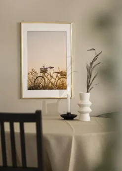 Ramme New Lifestyle Shiny Gold 70x100 cm - Passepartout Hvid 62x93 cm