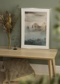 Ramme New Lifestyle Sølv 50x70 cm - Passepartout Hvid 40x60 cm