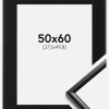 Ramme New Lifestyle Sort 50x60 cm - Passepartout Sort 15x20 inches