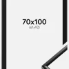 Ramme New Lifestyle Sort 70x100 cm - Passepartout Sort 62x93 cm