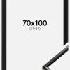 Ramme New Lifestyle Sort 70x100 cm - Passepartout Sort 62x85 cm