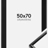 Ramme New Lifestyle Sort 50x70 cm - Passepartout Sort 16x24 inches