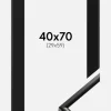 Ramme New Lifestyle Sort 40x70 cm - Passepartout Sort 30x60 cm