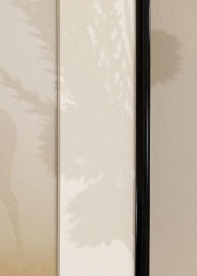 Ramme New Lifestyle Sort 60x80 cm - Passepartout Hvid 50x65 cm