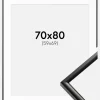 Ramme New Lifestyle Sort 70x80 cm - Passepartout Hvid 60x70 cm
