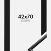 Ramme New Lifestyle Sort 42x70 cm - Passepartout Sort 33x60 cm