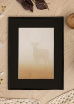 Ramme New Lifestyle Sort 40x80 cm - Passepartout Sort 30x74 cm