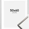 Ramme New Lifestyle Stål 50x60 cm - Passepartout Hvid 40x50 cm