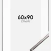 Ramme New Lifestyle Stål 60x90 cm - Passepartout Hvid 40x70 cm