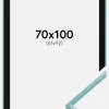 Ramme New Lifestyle Turkis 70x100 cm - Passepartout Sort 62x93 cm