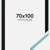 Ramme New Lifestyle Turkis 70x100 cm - Passepartout Sort 24x36 inches