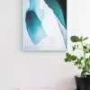 Ramme New Lifestyle Turkis 20x30 cm - Passepartout Hvid 10x21 cm