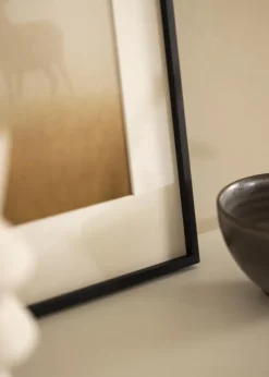 Ramme Nielsen Premium Alpha Mat Sort - Valgfri Størrelse (Akrylglas)