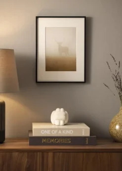 Ramme Nielsen Premium Alpha Mat Sort - Valgfri Størrelse (Akrylglas)