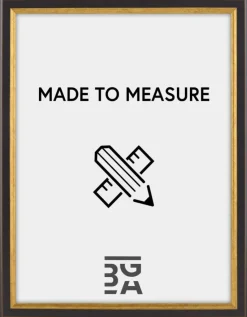 Ramme Nyhyttan Brun / Guld - Valgfri Størrelse (Plexiglas)