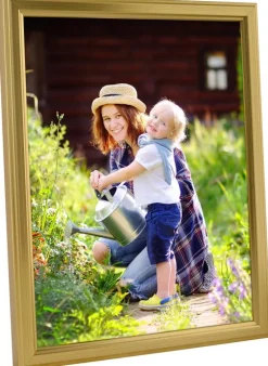 Ramme Nyhyttan Guld - Valgfri Størrelse (Plexiglas)