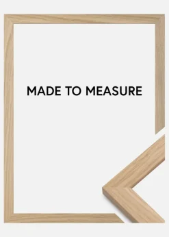 Ramme Oak Wood - Valgfri Størrelse (Akrylglas)